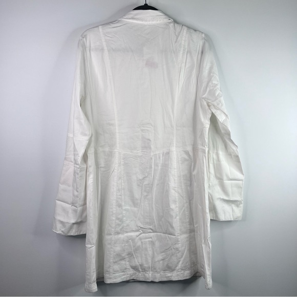 FREE PEOPLE Thea ivory shirt Minidress Size Medium - Picture 7 of 15